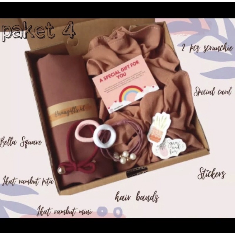 HAMPERS HIJABB kekinianHadiah ultah Cewe