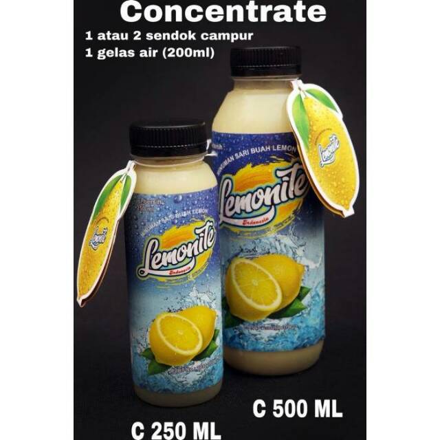 

Pure Sarlem Sari Lemon Lemonite Concentrate Kemasan 250 ml dan 500 ml