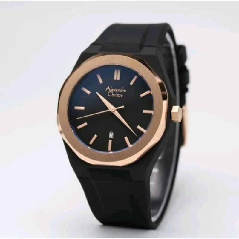 Original alexandre christie jam tangan ac8613 / ac8613 TALI KARET