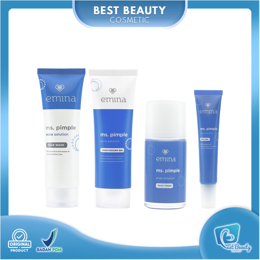 ★ BB ★ EMINA Ms. Pimple Series / Face Toner / Moisturizing Gel / Acne / Face Powder / Spot Gel