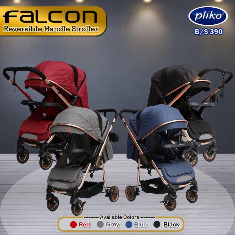 Makassar - Stroller Pliko Falcon 390 Reversible Handle / Kereta Dorong Bayi