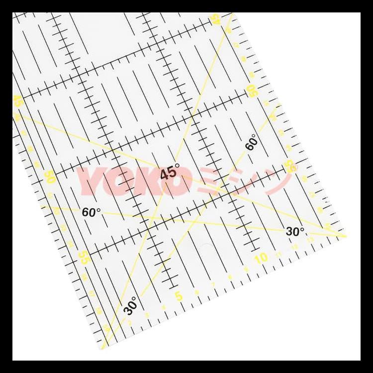 

Diskon Quilting Ruller / Penggaris Bahan - Penggaris Quilting Toyo 15 X 30 Cm Promo