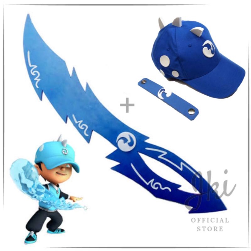 paket Hemat Topi Anak Boboiboy Air + Senjata nya