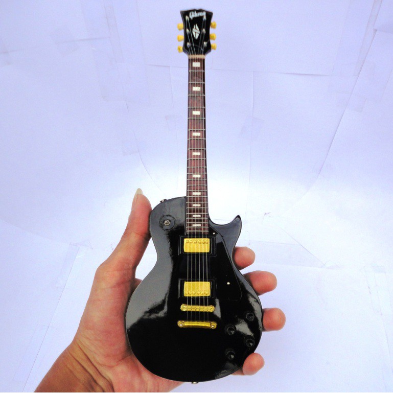 Miniatur Gitar Gibson Les Paul Custom Black Beauty