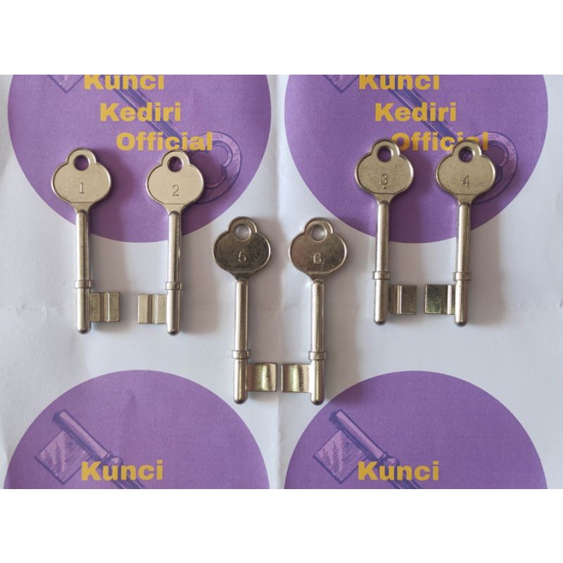 Jual KUNCI SLOT PINTU JADUL BLANK (POLOS) TYPE JALUR 1-6 | Shopee Indonesia