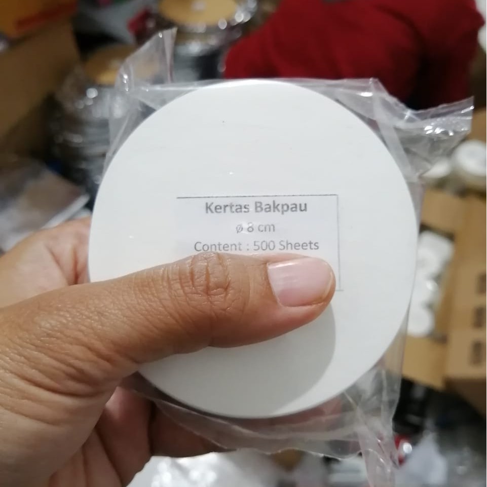 

KERTAS BAKPAO 8CM ISI 500