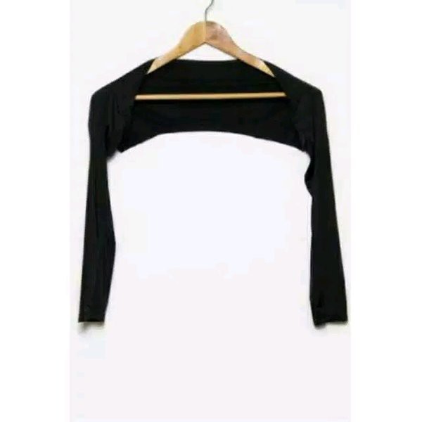 Manset Balero Crop Top /manset tangan sambung bolero anti melorot/ manset hijab panjang-3