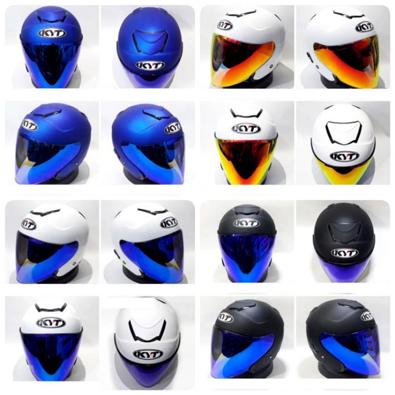 helm half face KYT Kyoto paket ganteng (original)