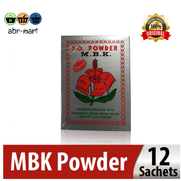 Bedak MBK Super 12 Sachet [ Box Silver ] *