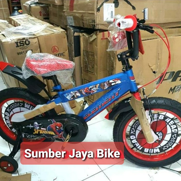 spider man 18 inch bike