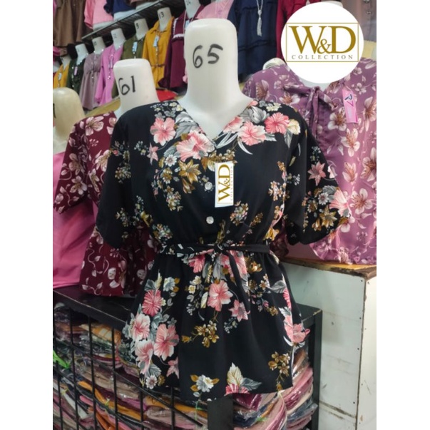 TERMURAH!! BLOUSE WANITA BAJU MONALISA PENDEK ATASAN TRENDY