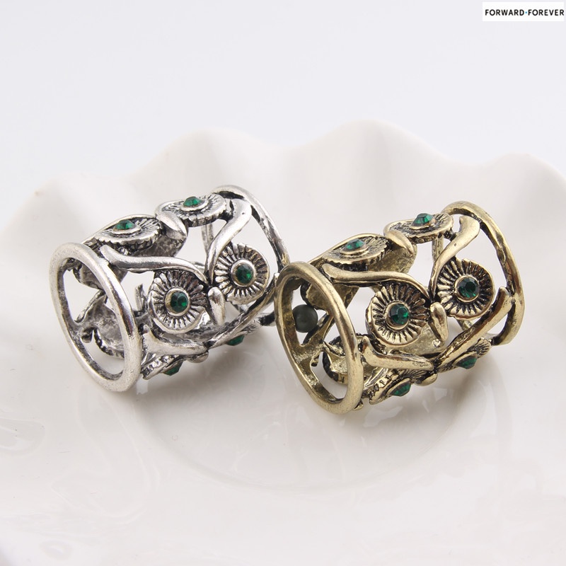 Bros Pin Ring Hollow Simple Elegan Untuk Aksesoris Scarf Wanita M40065