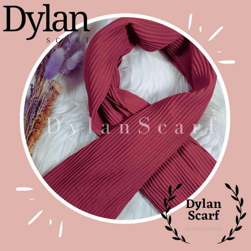 Jilbab Pashmina Plisket Ceruty Babydoll Premium Import-Roséwood