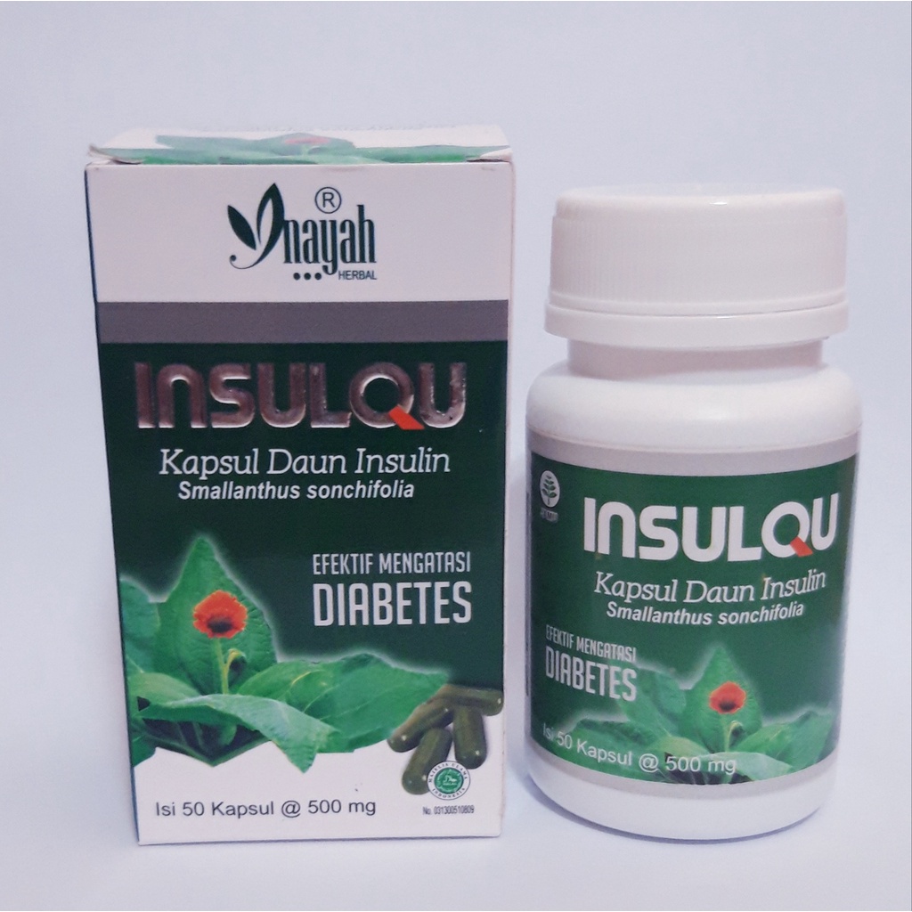 INSULQU Kapsul Daun Insulin Mengatasi Diabetes