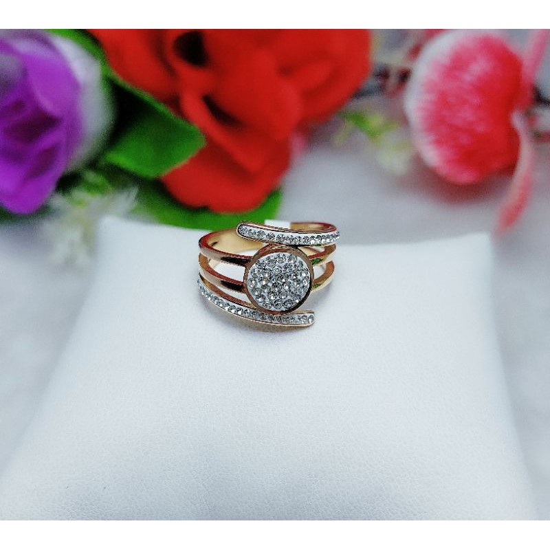 Cincin  titanium full mata T0017