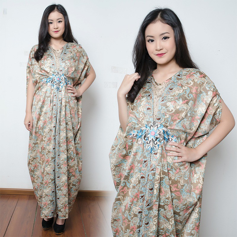 SB Collection Dress Maxi Alaina Longdress Kaftan Gamis Jumbo Batik Wanita