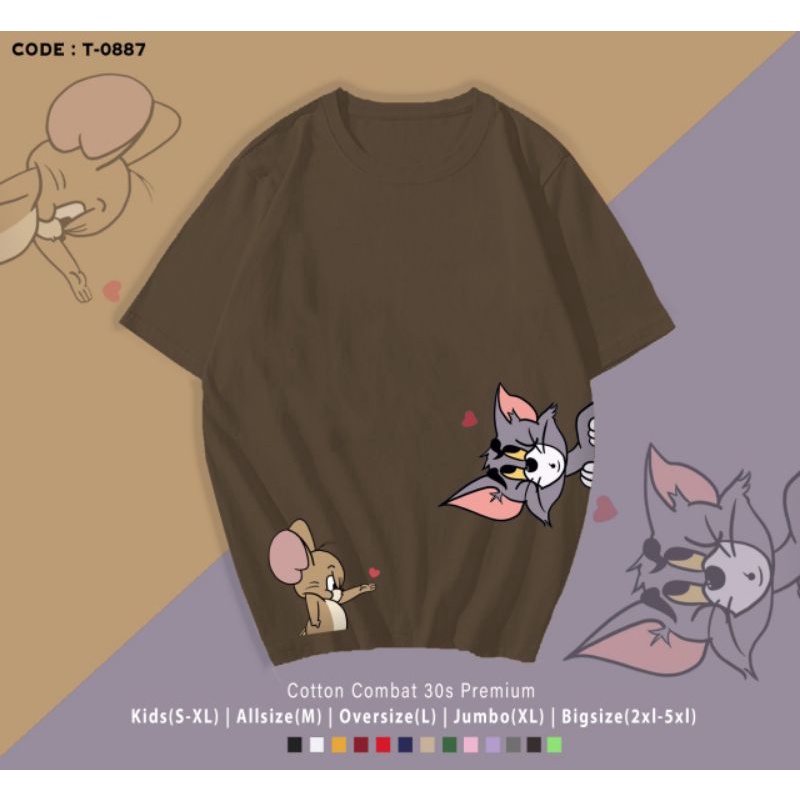 KAOS TOM &amp; JERRY CUTE/TSHIRT TOM&amp;JERRY