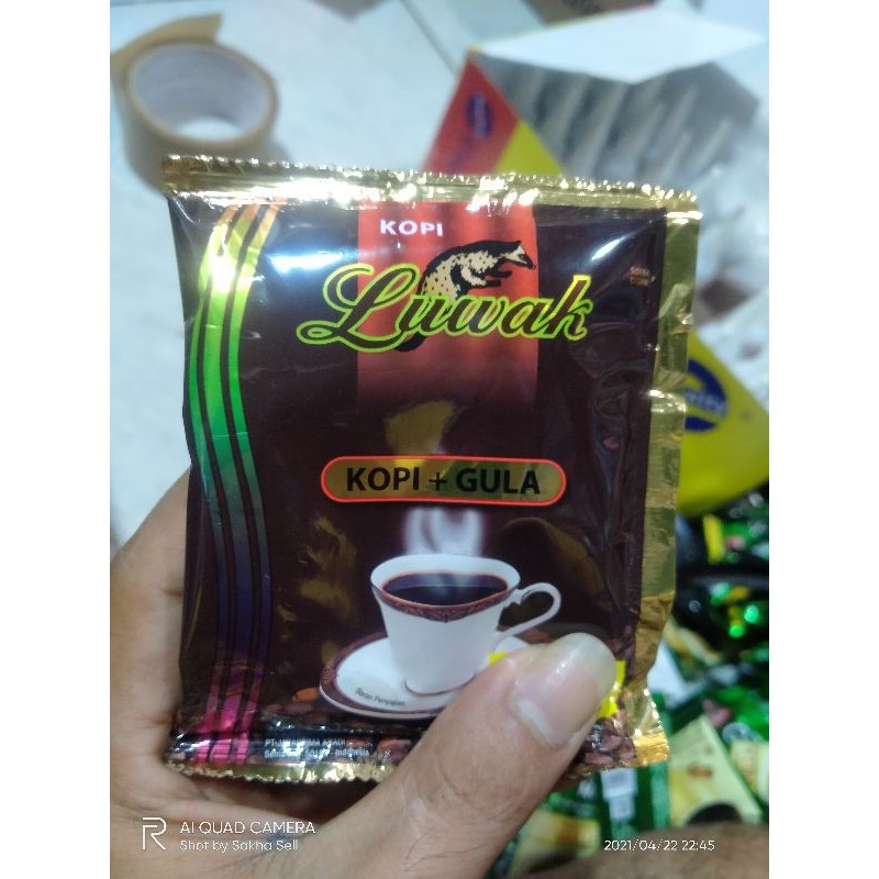 

kopi luwak + gula 25g ( SATU SASET )