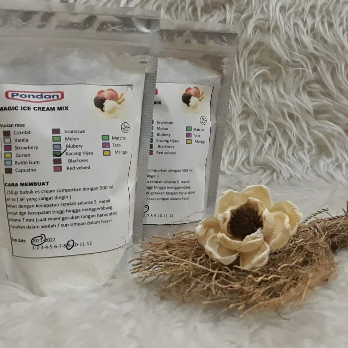 

SIRUP- BUBUK/PREMIX ES KRIM PONDAN 250 GR -SIRUP.