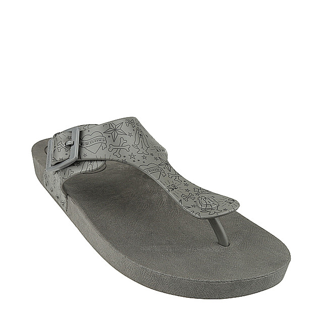Hush Puppies Sandal Pria Brick Tattoo Dark Grey