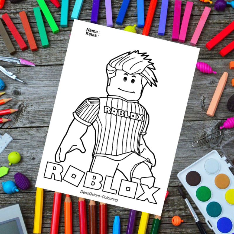 

Kertas Mewarnai Anak Tema Roblox / Kertas Gambar (10 Lembar Gambar)