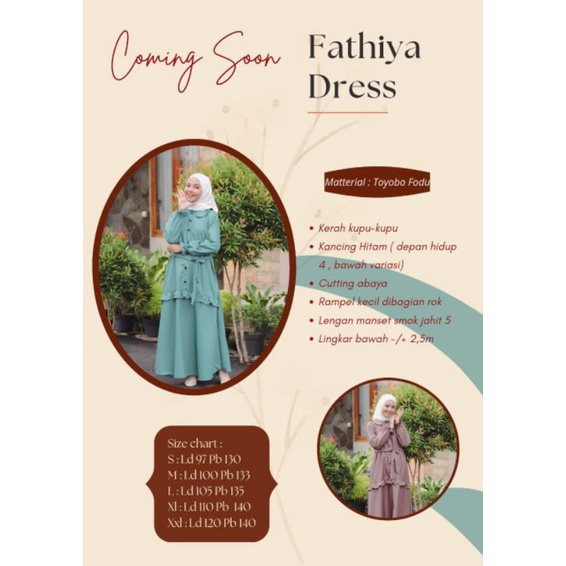 Fathiya dress by Sada SH | gamis syari fenomenal | busui friendly | bahan toyobo fodu