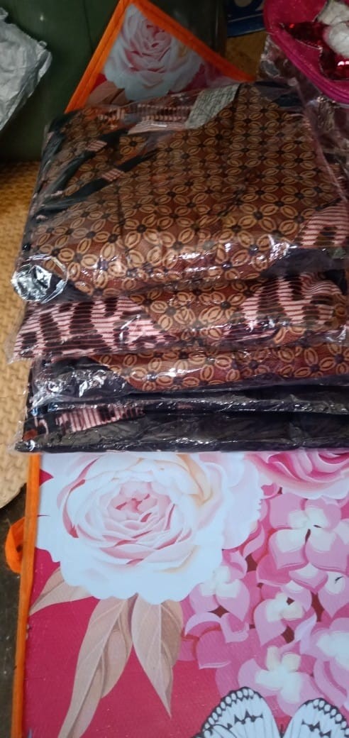 Batik Couple Keluarga Sania Ruffle Couple Batik Sarimbit Keluarga - Garansi Shopee Motif Terbaru