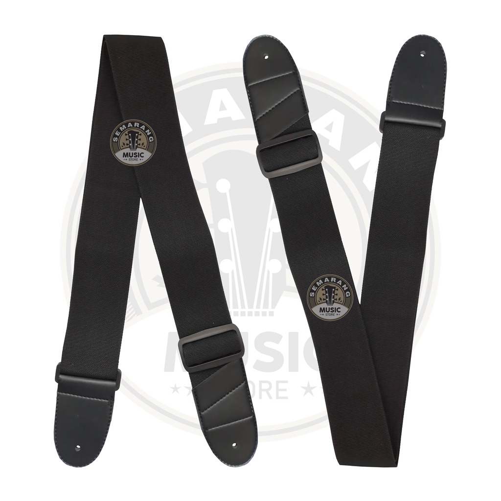 Strap Sabuk Gitar dan Bass Polos Berkualitas