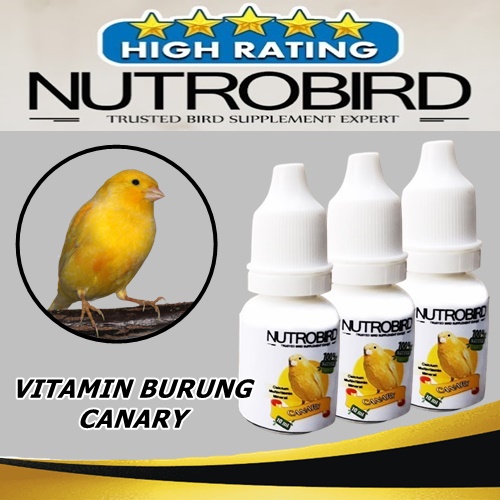 Jual obat burung kenari paud biar gacor anti stres burung vitamin burung  macet bunyi NUTROBIRD TERLARIS Indonesia|Shopee Indonesia