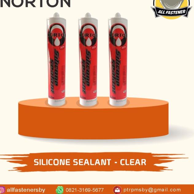 

SILIKON SEALANT / LEM SILIKON - ASAM (300 ml), NORTON - Clear