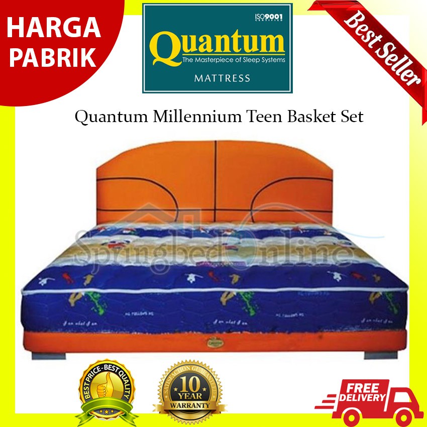 Quantum Millennium Teen Basket Set - Springbed (Full Set)