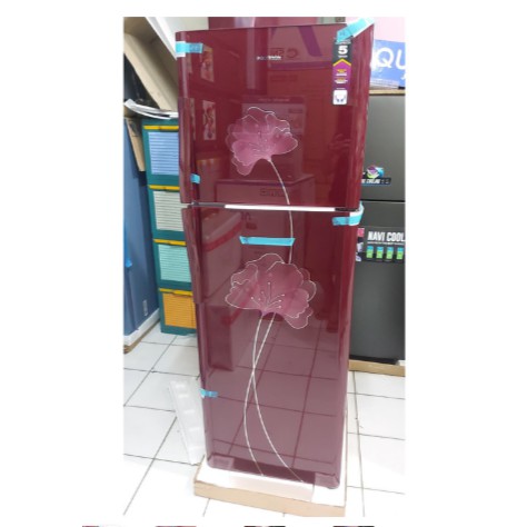 Polytron Kulkas 2 Pintu 240 Liter PRM 28BN Tempered Glass PROMO GARANSI