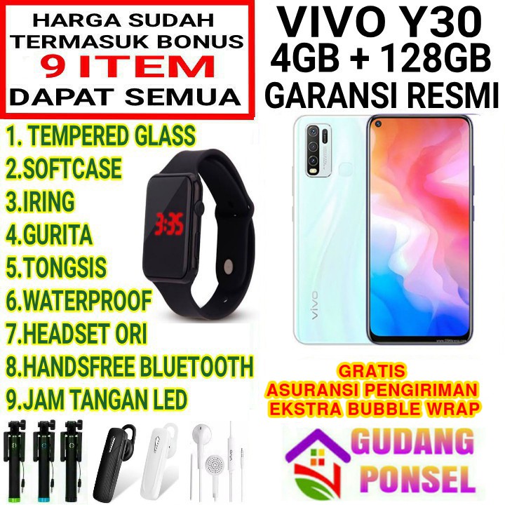 VIVO Y30 4/128 GB RAM 4GB ROM 128GB GARANSI RESMI | Shopee