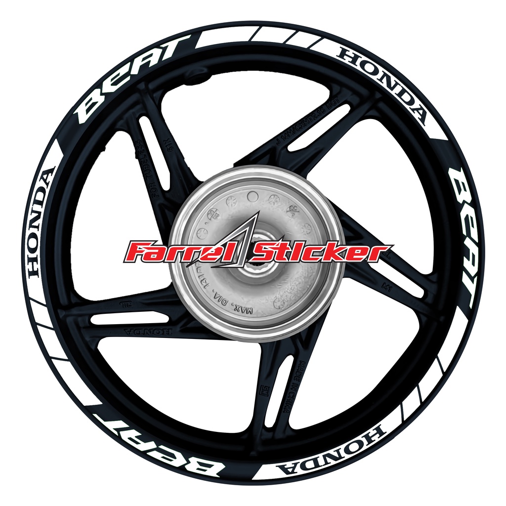 stiker velg sticker velk honda beat