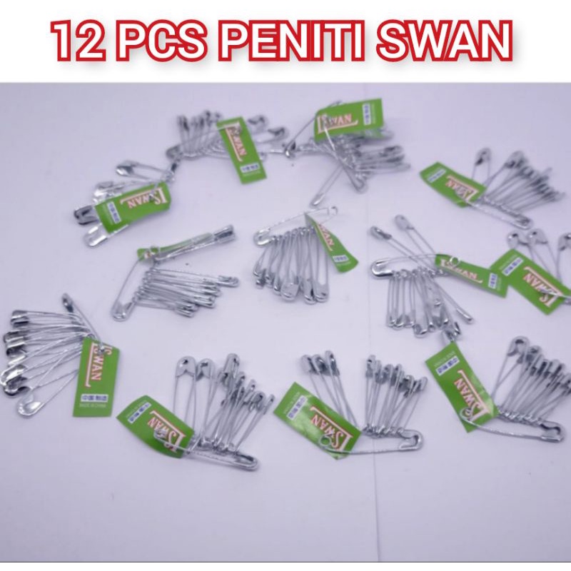 12 PCS PENITI MEREK SWAN ASLI