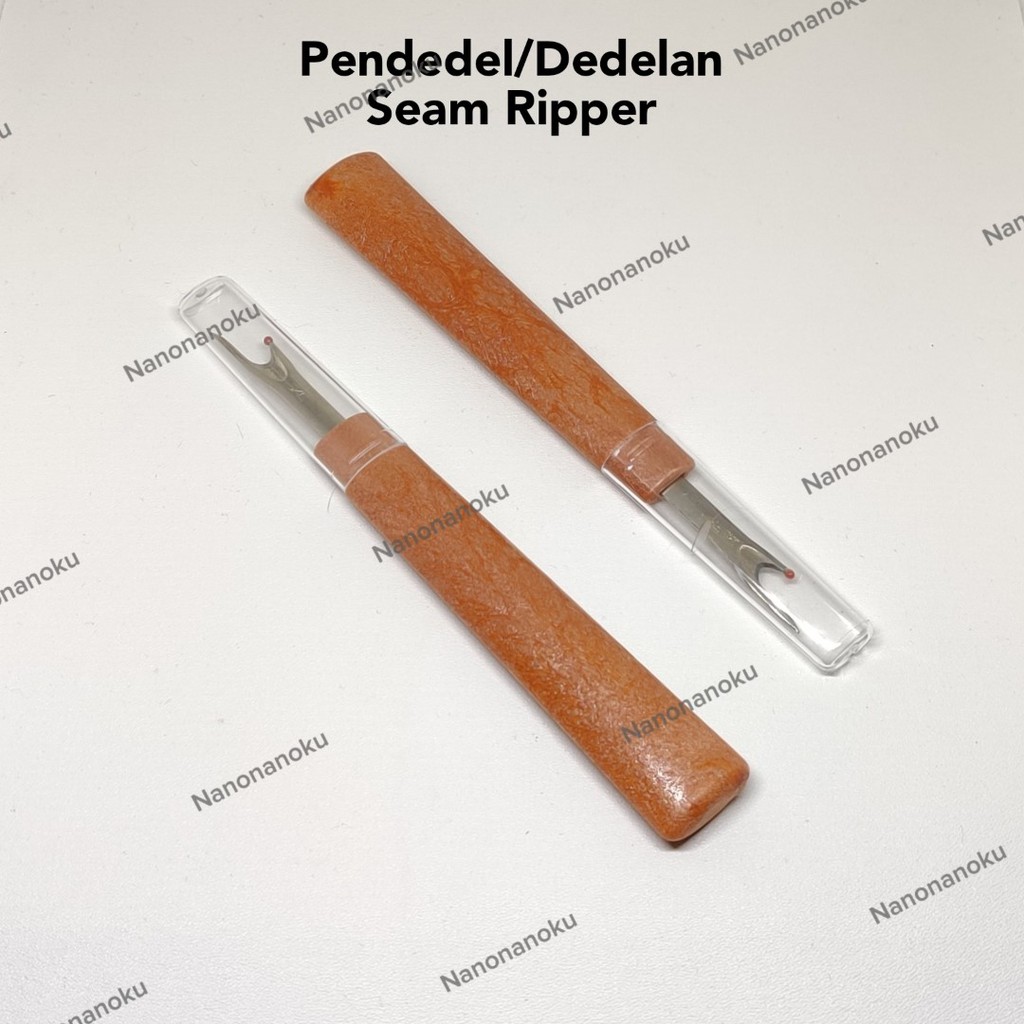 Pendedel MOTIF KAYU / Dedelan / Seam Ripper / Sontekan