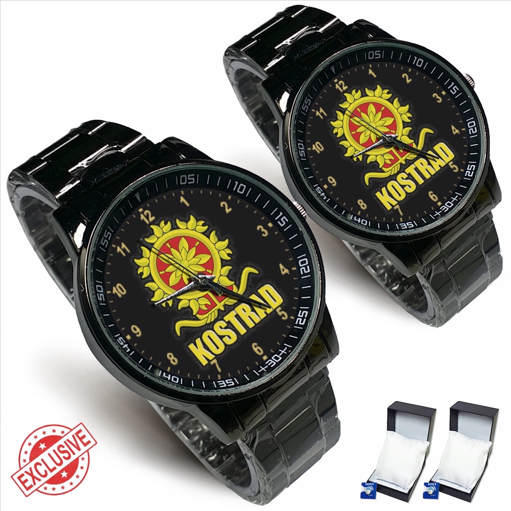 Jam Tangan Rantai Couple TNI KOSTRAD - 3 (Limited Edition)