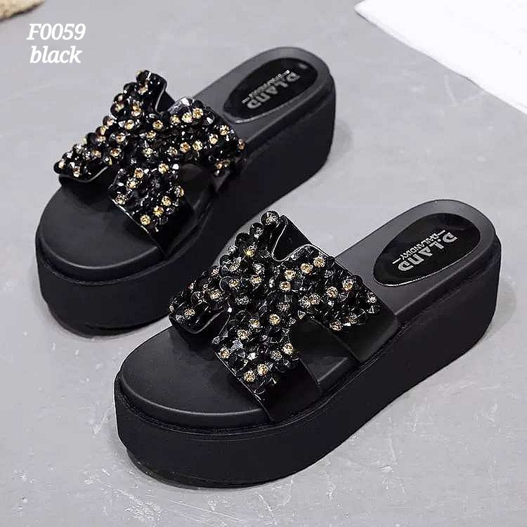 Woman wedges Sandals Fashion Korea Shoes F0059@