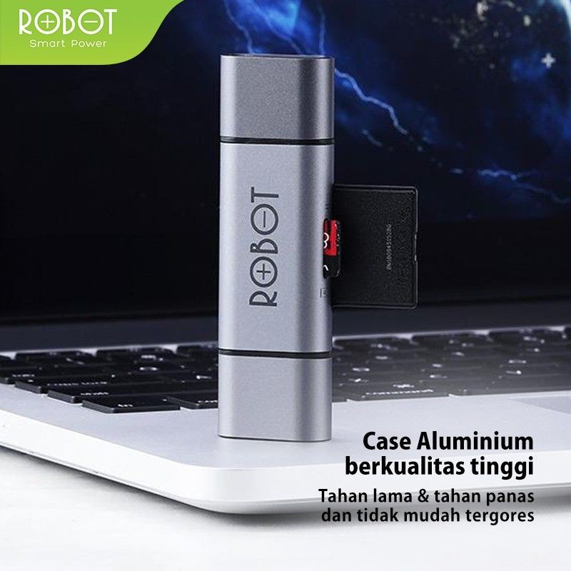 Robot CR202 USB 3.0 / Type-C Multi Function Card Reader