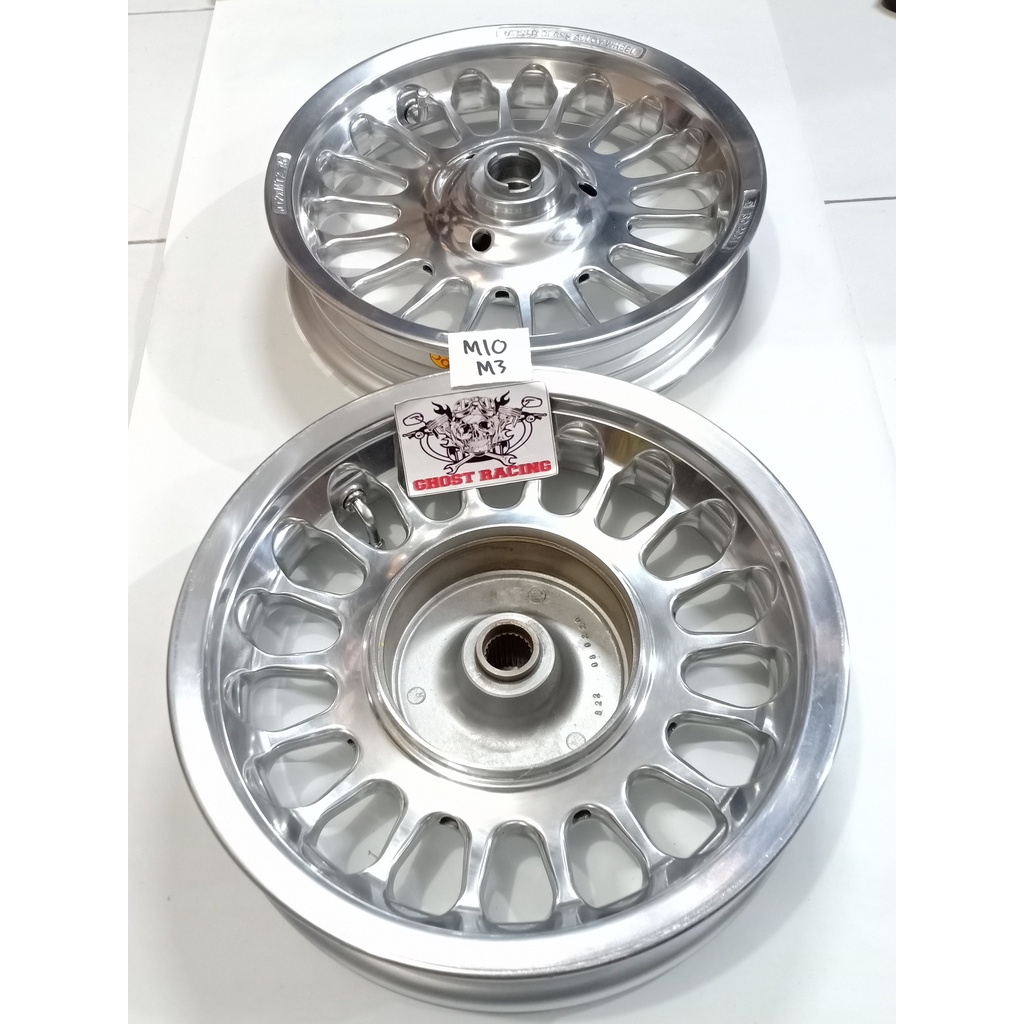 Velg racing VND MIO M3 RING 12 SET DEPAN BELAKANG ROULETTE VND