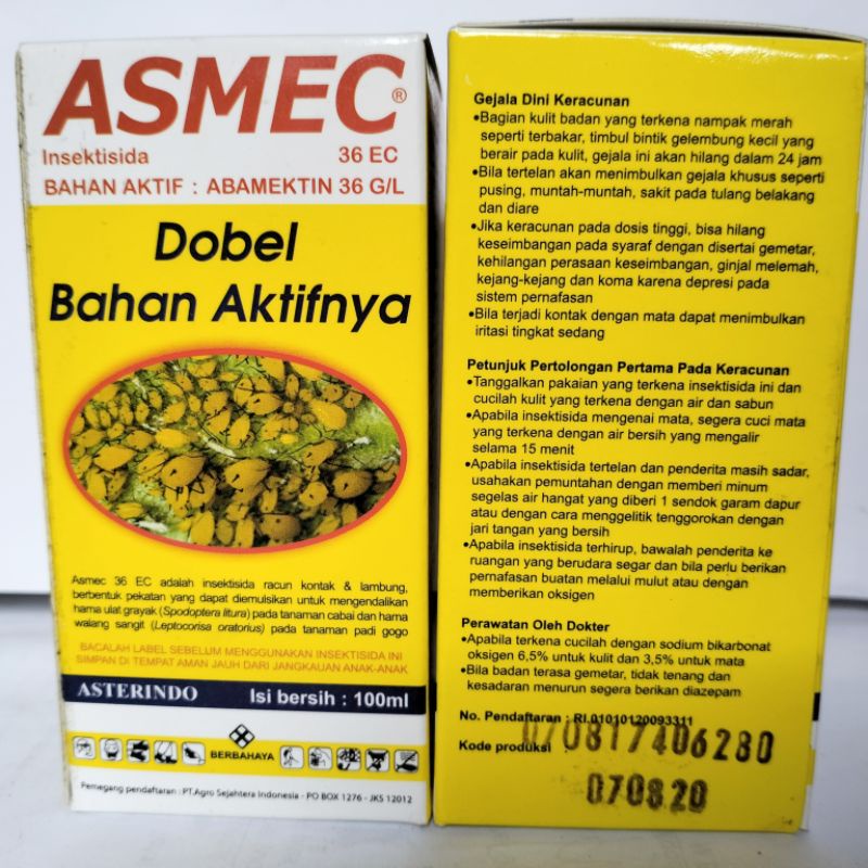 Asmec 36 EC Insektisida 100-200 ml