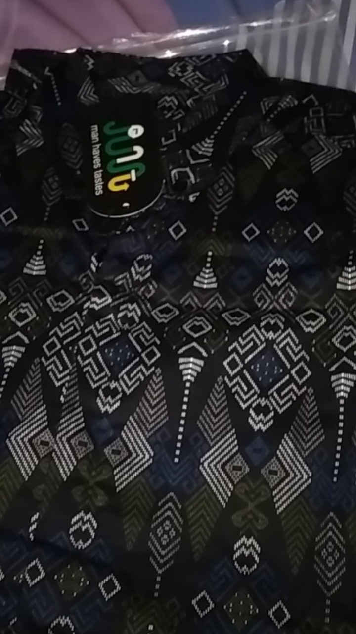 Kemeja Batik Pria Lengan Panjang Exclusive Kemeja Batik Cowok Kerja Kantoran Batik Stretch 1014