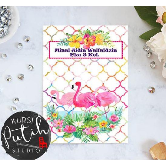 

Buruan Serbu Amplop Uang Untuk Lebaran / Angpao Motif Flamingo Bisa Custom