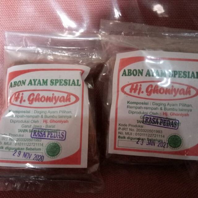 

Abon ayam spesial hj ghoniyah