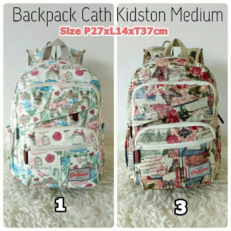 TERBATAS Ck601 Tas Ransel Wanita Import CathKidston Medium 7Ruang