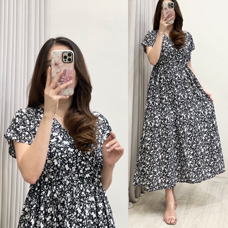 Daster Kimono Serut Homewear By Amariel-KS: Sketch Black