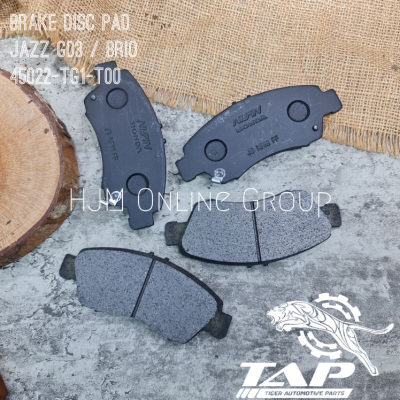 BRAKE DISC PAD - KAMPAS REM DEPAN JAZZ GD3 IDSI VTEC CITY BRIO