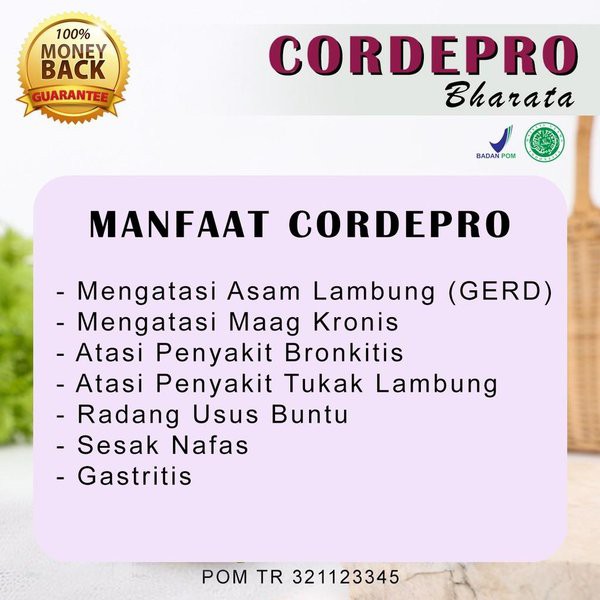 Obat Paru-Paru Basah Obat Asma Cordepro BHarata