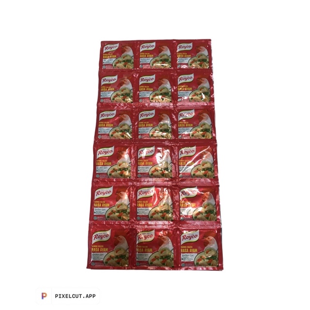 

royco ayam , sapi 9gr 12pcs RENTENG / RENCENG