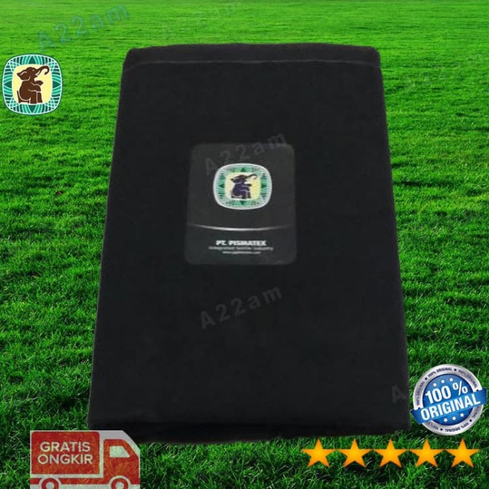 SARUNG ATLAS  G2411 Kain Merk Gajah Duduk Dewasa Hitam Polos BEST SELLER SARUNG TENUN FASHION MUSLIM